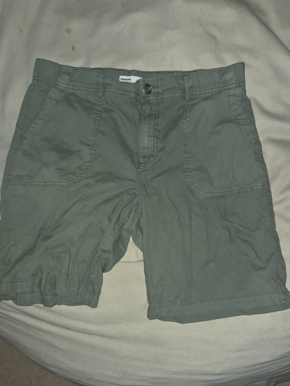 Sonoma Green Cargo Shorts for Women